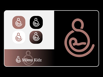 Moms Kids | Welldux | Branding brandbook branding logo design welldux