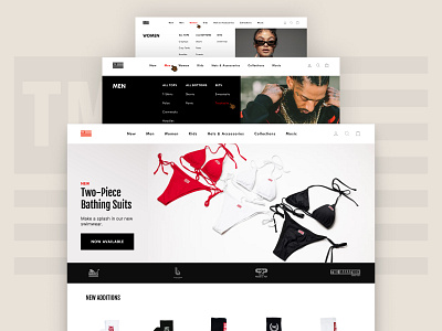 Store Menu Design Exploration: The Marathon Clothing apparel clothing dropdown dropdown menu ecommerce exploration fashion marathon clothing megamenu menu navigation nipsey hussle shop shopify the marathon clothing web design