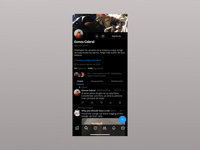 Twitter Profile challenge mobile app profile recreation service design club twitter ui camp ui camp w24 ui challenge ui recreation