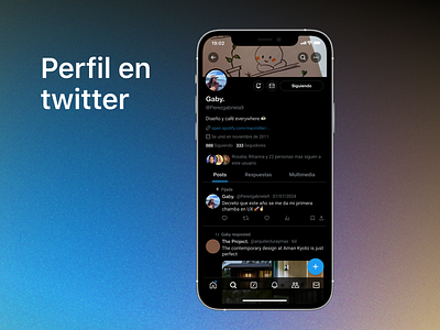 Challenge 1 - Perfil en twitter service design club ui