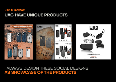 UAG Myanmar's Social Visual graphic design social media designs