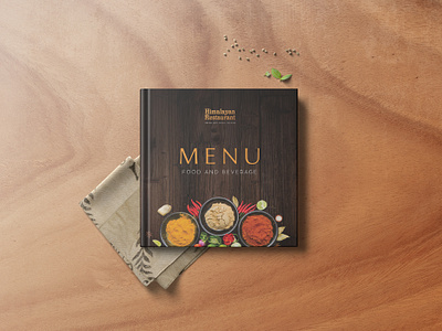 Himalayan Restaurant Table Menu branding cafe graphic design logo menu restaurant tablemenu