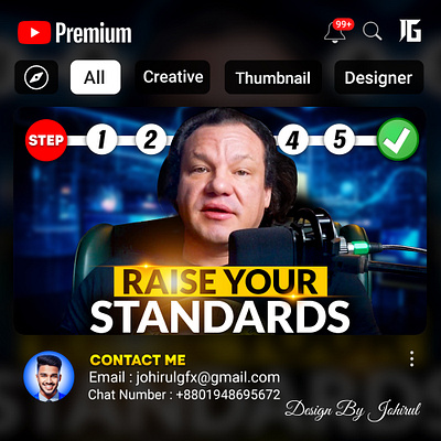 Creative Thumbnail Designer businessthumbnail creativedesigner eyecatchingthumbnail howtomakemoneyonline jahirolgfx jahirulgfx johirolgfx johirulgfx modern moderncreativedesign onlinemakemoney thumbnail youtubesuccess