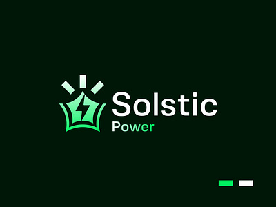 Solstic Power Logo, Green Energy Logo brand brand design brand mark branding branding logo design energy green green energy green power logo identity logogrid power logo power plan solar solar brand solar branding solar energy solar power solstic power