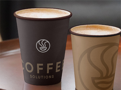 Coffee Solution Logo Design branding cafe coffee coffeelogo design graphic design logo solution