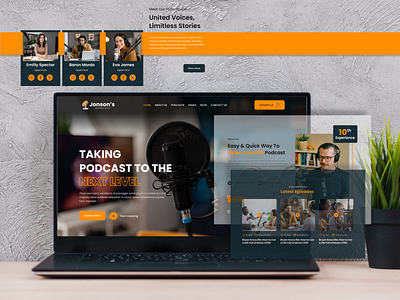 PODCAST Website UI/UX design. new ui ux design podcast podcast new design podcast ui trandy design ui uiux design user interface design ux website ui ux