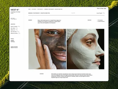 Creative Agency Website Design branding clean design design agency graphic design landing page logo minimal motion graphics portfolio ui website template