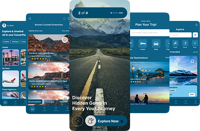 Travel App app design travel app ui uiux ux