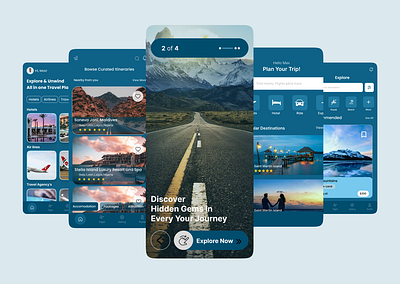 Travel App app design mobile app promi tasnim travel app travel app design ui uiux ux zarin