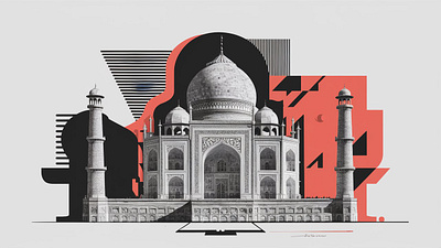 Abstract Art of Taj Mahal app