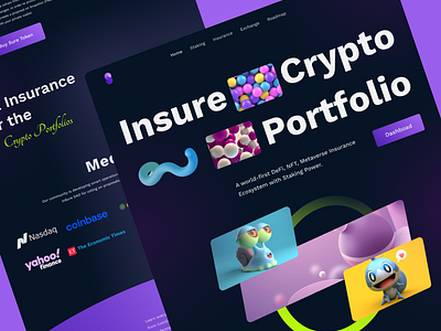 Web Design(UX+UI) for cryptocurrency blue clean coin concept crypto cryptocurrency currency design tae token ui ux wallet webdesign website