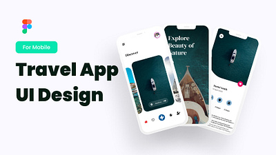 Travel App Design | UI Design app design branding graphic design mobile app motion graphics ui ui ux ux design web design