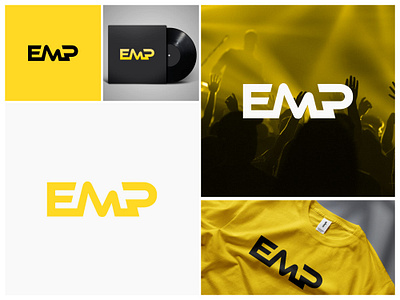 EMP Music Group Logo Design adobeillustrator branding brandlogo creativelogo electromagneticpulse emp graphic design logo musicgroup musiclogos