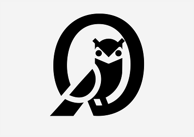 LOGO - OWL animal animals bird birds branding design icon identity illustration logo marks night owl owls symbol ui