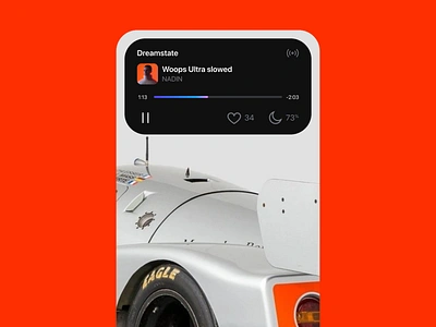 Dreamstate apple design concept figma itunes meta mobile app music app music player playlist social media spotify ui ux uxui