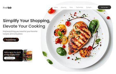 FoodGo design ui ui design web design