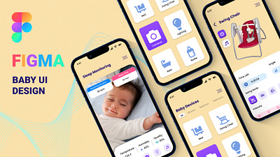 Baby App | UI Design app branding design graphic design mobile app motion graphics ui ui ux web design