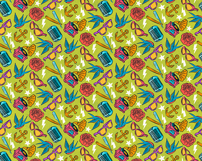 Pattern illustration for Bambam Baluba