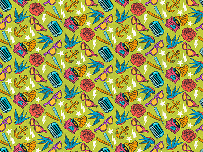 Pattern illustration for Bambam Baluba