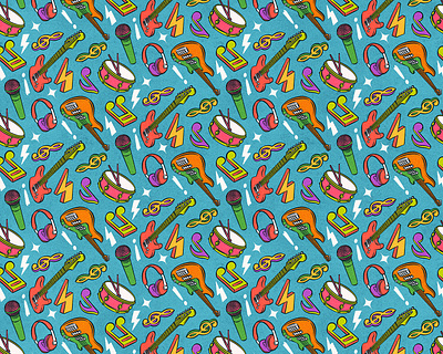 Pattern illustration for Bambam Baluba