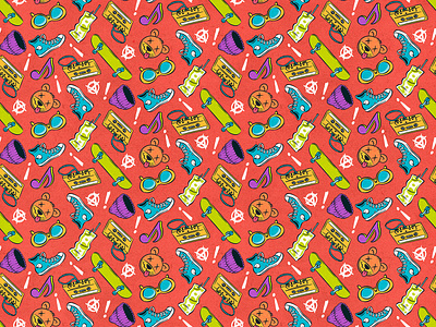 Pattern illustration for Bambam Baluba