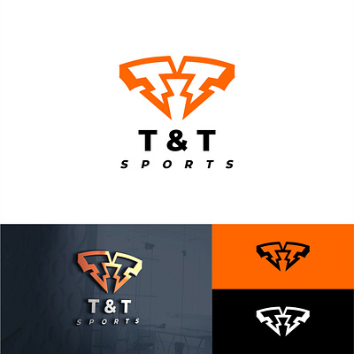 T & T Sports Logo Concept branding graphic design logo