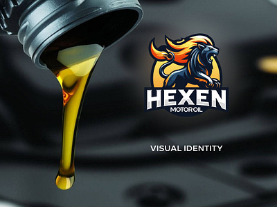 HEXEN Co. Visual Identity bestlogo branding design graphic design headleather hexen label logo logo design logodesign motoroil packaging siavash moghadam siavashmoghaddam visual design visualidentity