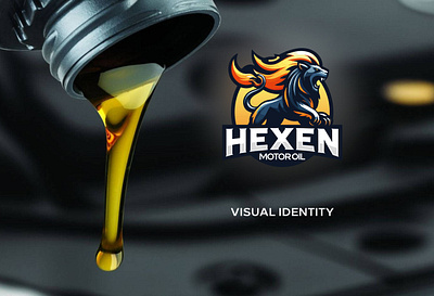 HEXEN Co. Visual Identity bestlogo branding design graphic design headleather hexen label logo logo design logodesign motoroil packaging siavash moghadam siavashmoghaddam visual design visualidentity