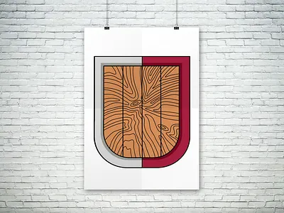 Wooden Shield Design cartoon cartoons defence digital art digital drawing game asset game assets shield vector vector art vector drawing vector illustration weapon