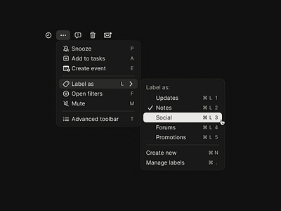 Context menu