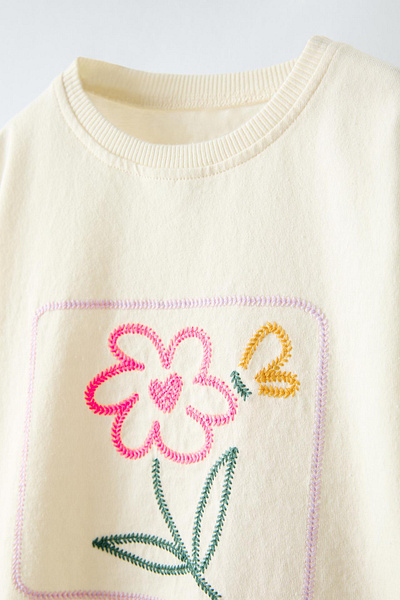 Embroidery Print Design for Zara Kids - Now in stores graphic design print design zara