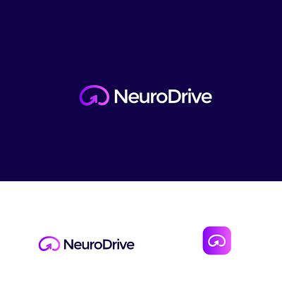 neurodrive ai graphic design icon logo modern technology