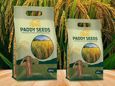 Rice Bag Packaging Design packaging design paddy design for sale paddy label design paddy pouch packaging design pouch design rice bag mockup rice bag packaging design rice bosta design rice label design rice packaging design