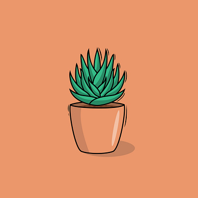 Potted Plant Vector animation graphic design icon logo logo icon plants potted potted plants vector