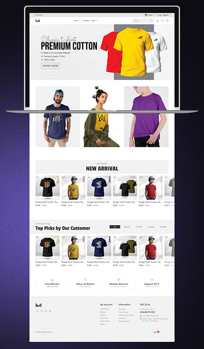 Modern e-commerce website for Modif figma ui ui design uiux design user interface design website website design