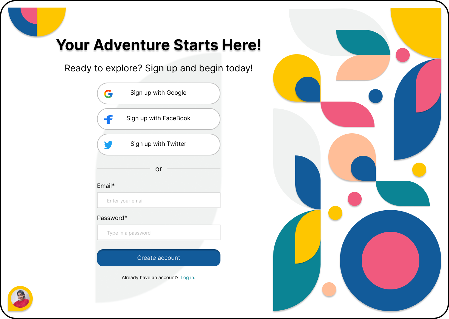 My First Try graphic design ui