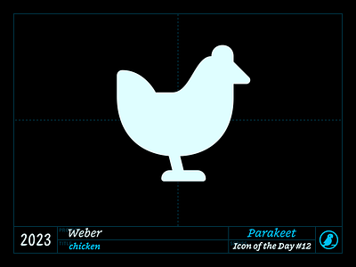 Icon of the Day #12 appliance chicken cooking design grill icon icons meat ui vector