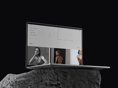 portfolio for a fashion model animation ui uiux web web animation