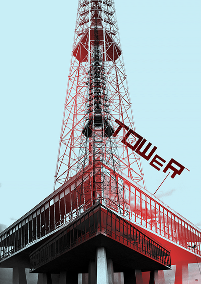 Tower collage graphicdesign illustration modern poster posterdesign stylish tower