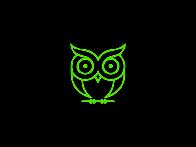 OWL PICTORIAL MARK LOGO brand design branding design graphic design illustration logo logo design monogram logo owl pictorial mark vector