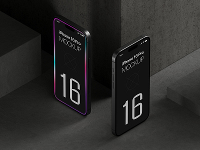 iPhone 16 Pro Mockup - 01 app ui mockup