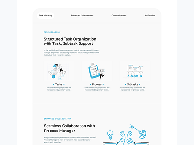 Project Management - Landing page