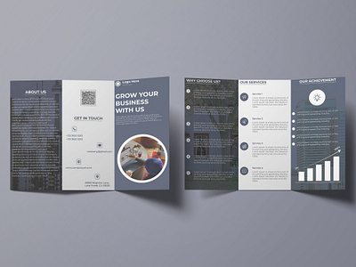 Trifold Brochure Design For Business artwork brand design brand identity branding brochure brochure design creative design design flyer flyer design graphic design illustration logo motion graphics template design templates ui