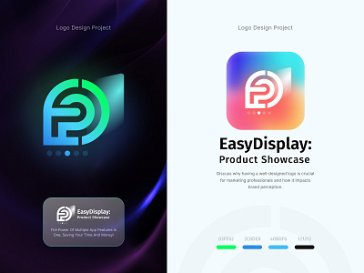 EasyDisplay: Product Showcase 3d animation app design banner design branding graphic design landing page design logo logo design motion graphics product design ui uiux design