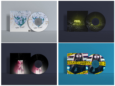 CD Cover Art Collection advertisment cd cover cover art design graphic design marketing