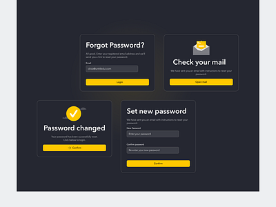 LMS - Forgot password components