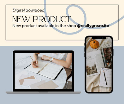 Digital download new product design branding graphic design illustration ui