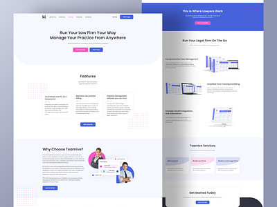 Web Landing Page UI UX Design design figma design illustration landing page design landing page figma ui ui design ux design web design website design