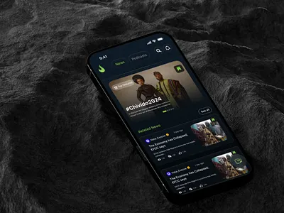 HotGistApp Mobile App Exploration 3d app gist graphic design influencer logo media mobile applications motion graphics news podcasts product design ui uiux uiux design ux design