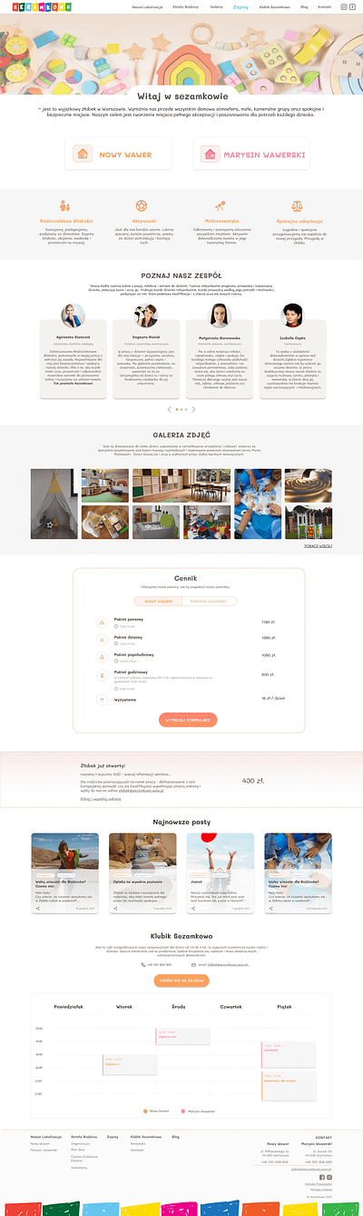 Kindergarten Website UI Redesign kindergarten productdesign schoolwebsite ui ux